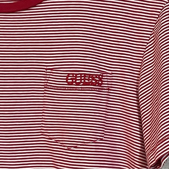 Bundle of 2 Men’s size Large Guess short sleeved tee shirts. Main color is red. - Picture 6 of 6